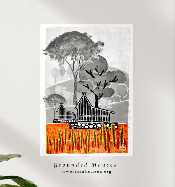 Grounded Houses art print - Image 2