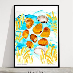 Lake Stone Artprint