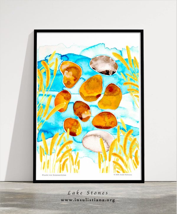 Lake Stone Artprint