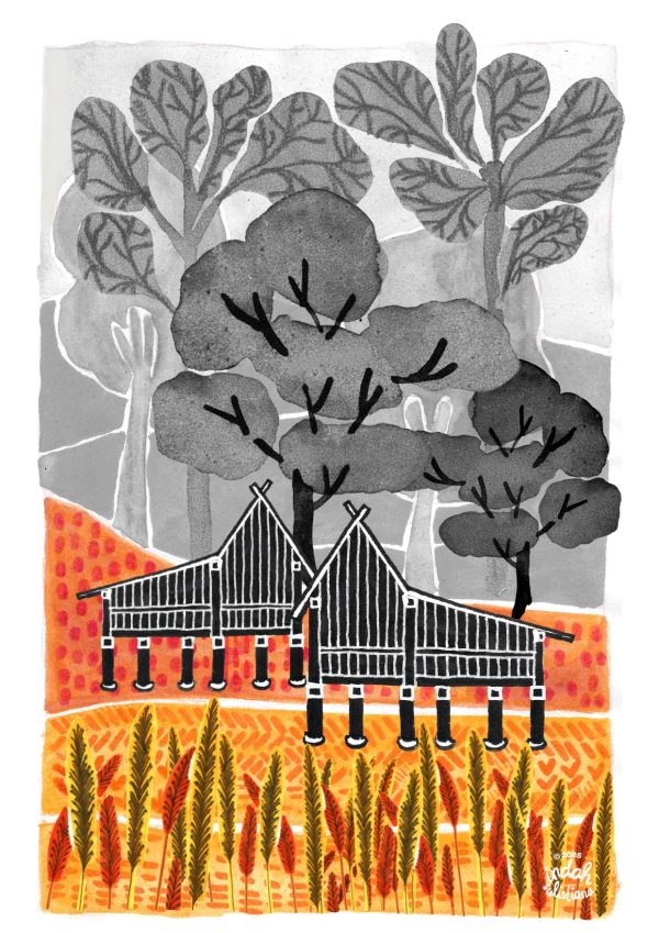 Stilt House art print - Image 3