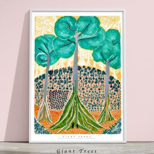 Tropical Giant Trees Art Print